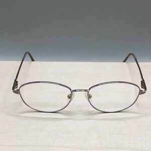 Tres jolie 113 613 glasses FRAMES ONLY Oval 52-17-130 Lavender Silver
